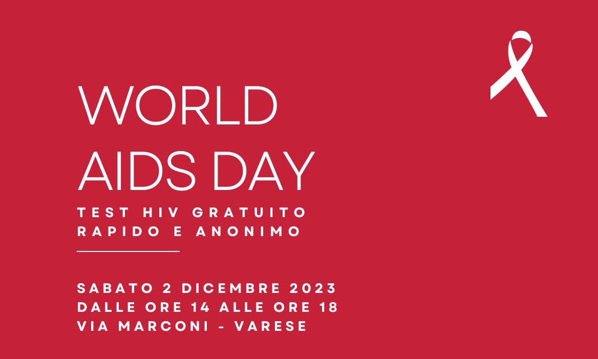 World Aids Day il 2 dicembre test gratuiti e sensibilizzazione in