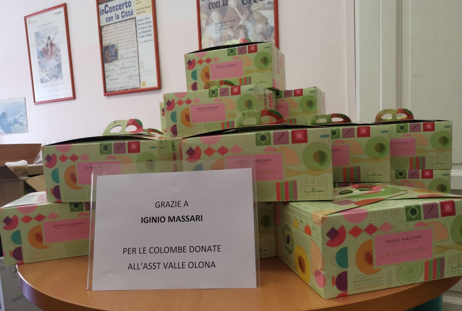 Il maestro Iginio Massari dona 2.500 colombe agli operatori sanitari:  grazie per quanto avete fatto durante la pandemia 