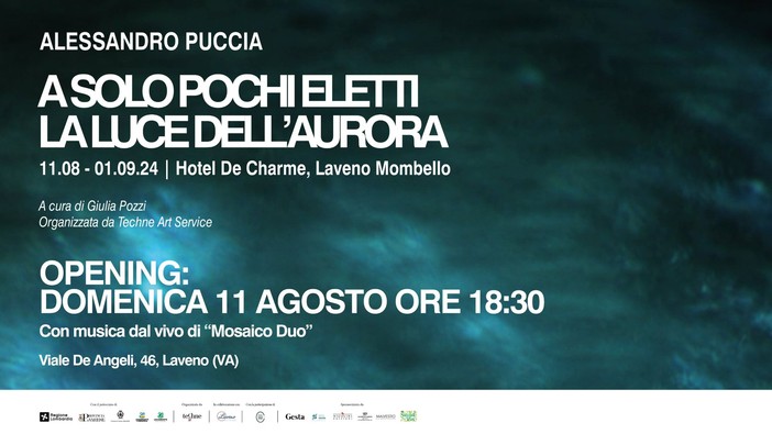 Apre domenica &quot;A solo pochi eletti la luce dell’aurora&quot;, la mostra personale di Alessandro Puccia