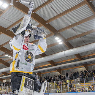 Filippo Matonti, diciassettenne portiere dei Mastini: un muro insuperabile per il Caldaro (foto Michele Del Re)