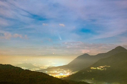 La foto di Andrea Aletti rilanciata dalla Società Astronomica Schiaparelli