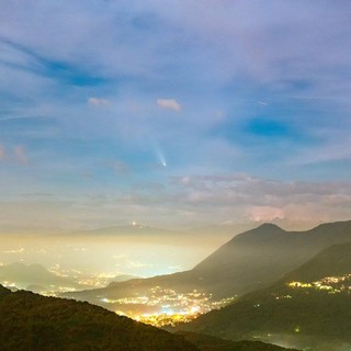 La foto di Andrea Aletti rilanciata dalla Società Astronomica Schiaparelli