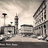 LA VARESE NASCOSTA. Una cartolina dagli anni Cinquanta: ecco com'era piazza Monte Grappa