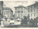 Un'immagine d'epoca dell'attuale piazza Monte Grappa