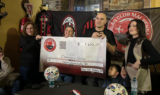 Il grande cuore del Milan Club Malpensa batte per Selene e la sua famiglia