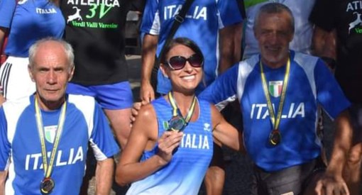 I tre premiati dell'Atletica 3V: Vittorio Ciresa, Cecilia Zappia, Mauro Contini