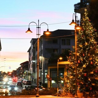 Le luci di Natale dello scorso anno a Besozzo