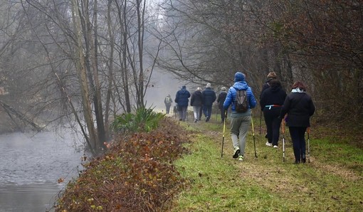 Un gruppo di cammino di Besozzo (foto Angela Garro)