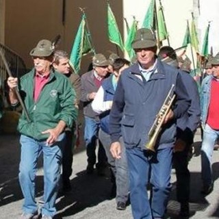 Una manifestazione degli alpini di Bogno degli scorsi anni