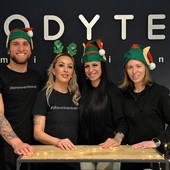 Alessandro, Chiara,Deborah e Francesca: da Bodytec dammi venti minuti uno staff altamente specializzato per raggiungere i risultati desiderati