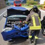 Scontro tra auto sulla statale 394 a Cittiglio, coinvolte tre donne. Disagi al traffico in entrambe le direzioni