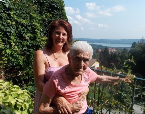 Ernesta Bianchi con la nipote Sabrina