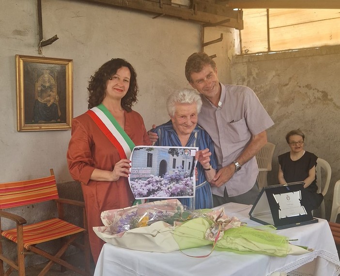I 100 anni di Luigia Ceriani: festa e messa a domicilio