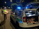 La polizia locale di Cocquio Trevisago impegnata in un controllo serale