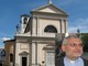 La chiesa dedicata ai Santi Nazario e Celso, ad Arnate - Nel riquadro don Don Paolo Stefanazzi