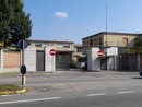 L'uscita dell'ex deposito dell'aeronautica, a Gallarate