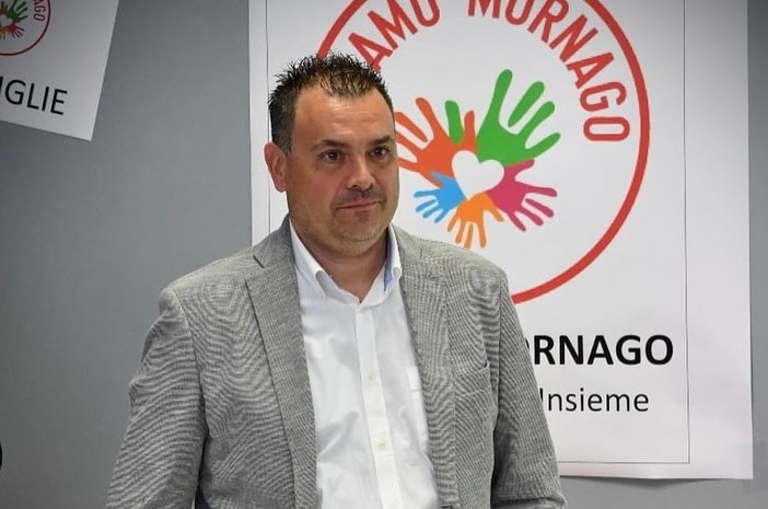 Il sindaco di Mornago Davide Tamborini