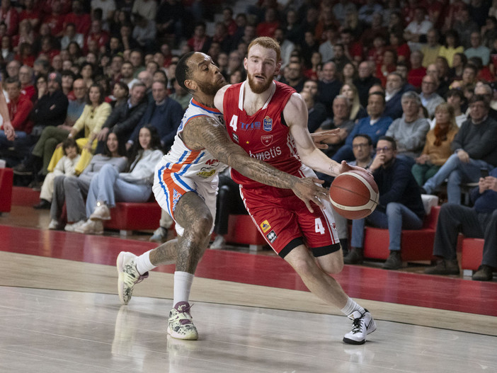 Nico Mannion in azione (Foto di Fabio Averna)