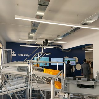 Un laboratorio di Fondazione Ergo a Daverio