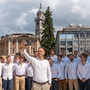 Coach Glavic e i Mastini nel cuore di Varese (foto Michele Del Re)