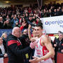 può esultare con tutta la Itelyum Arena il capitano Matteo Librizzi (foto Fabio Averna)