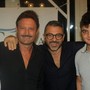 Totò Schillaci a Villa Cocca con Graziano e i suoi figli