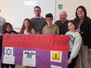 VIDEO. Il &quot;ciclista della memoria&quot; Giovanni Bloisi incontra gli studenti di Gavirate: «Utilizzo il linguaggio della bici per raccontare la storia ai ragazzi»