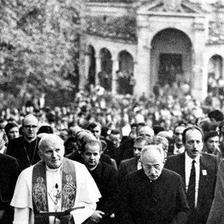 La storica visita di Giovanni Paolo II al Sacro Monte di Varese