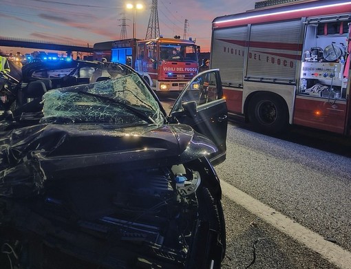 E' il ventenne Stefano Sughi la vittima dello spaventoso incidente sull'autostrada A4