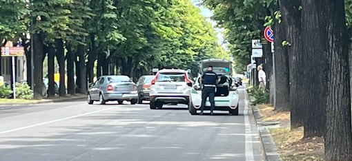 FOTO. Incidente in viale Duca d'Aosta: tratto chiuso al traffico