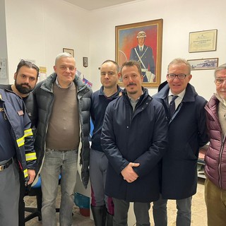 Visita dell'onorevole Andrea Pellicini alle forze dell'ordine di Luino: «Gratitudine e solidarietà per il lavoro quotidiano»