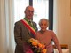 Il sindaco Aliverti con la festeggiata Adele Orsi (foto dalla pagina Facebook del sindaco)