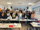 Gli studenti di quarta liceo Esabac del Sereni di Luino