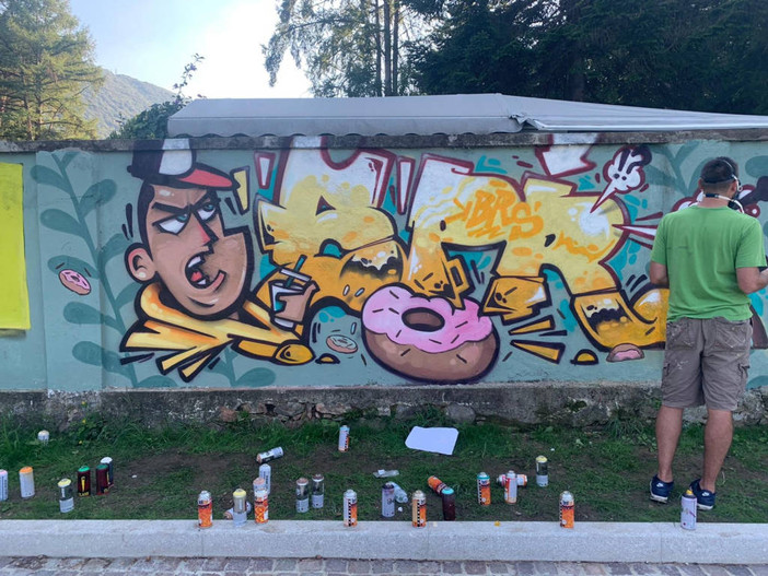 Street Art protagonista anche quest'anno alla fine dell'estate a Lavena Ponte Tresa