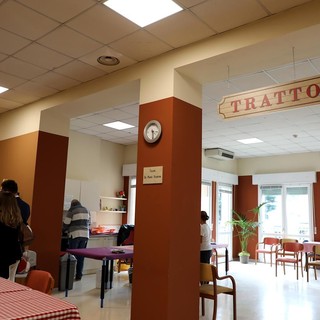 La Trattoria all'interno della Fondazione Monsignor Comi di Luino