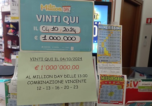 Colpaccio da 1 milione di euro a Leggiuno al Million Day: resta un mistero l'identità del vincitore