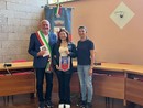 Jessica Torrazza ricevuta questa mattina in Comune a Lavena Ponte Tresa