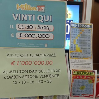 Colpaccio da 1 milione di euro a Leggiuno al Million Day: resta un mistero l'identità del vincitore