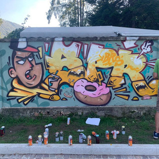 Street Art protagonista anche quest'anno alla fine dell'estate a Lavena Ponte Tresa