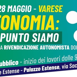 “Autonomia: a che punto siamo?”. Se ne parla a Palazzo Estense con Attilio Fontana e Fabrizio Cecchetti