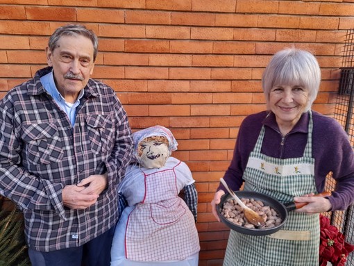 Franco e Silvia con la loro giöbia