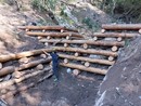 Lavori di messa in sicurezza in corso nel Parco Campo dei Fiori sopra Luvinate