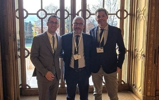 Nella foto, da sinistra: Luca Monestier, Fabio D’Angelo e Giacomo Riva