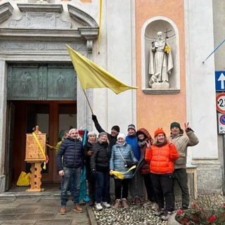 I vincitori del Palio di Orino (foto dalla pagina Facebook del Comune)