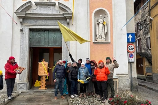 I vincitori del Palio di Orino (foto dalla pagina Facebook del Comune)