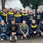 Una foto dei ragazzi dell'Oggiona con l'arbitro Bernardo del Csi Varese