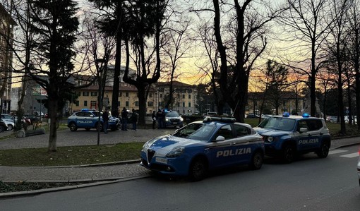 I controlli della polizia a Busto Arsizio e Gallarate