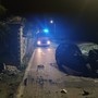 Le immagini dell'incidente stradale di questa notte a Porto Valtravaglia