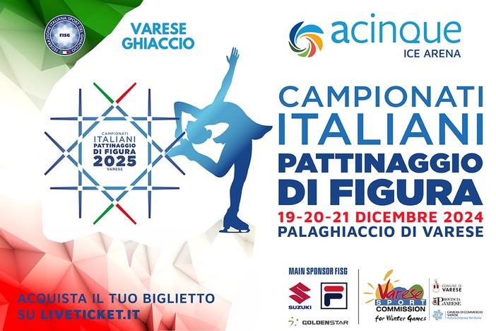 Varese capitale di ghiaccio, ecco i primi campionati assoluti di pattinaggio artistico: tre giorni di emozioni all'Acinque Ice Arena