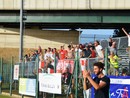 La tribuna scoperta con i tifosi del Varese impazziti di gioia: la squadra li ha applauditi, così come i molti sostenitori varesini in tribuna coperta, sia prima che dopo la partita (foto e gallery di Ezio Macchi)